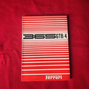 Libretto uso manutenzione Ferrari 365