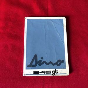 Libretto uso manutenzione Ferrari Dino 246 anno 1970