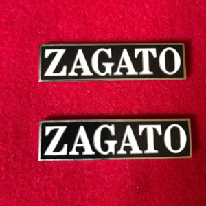 Stemma smaltato Zagato per Maserati biturbo spider