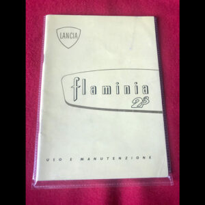 Libretto uso manutenzione Lancia Flaminia 2.8 varianti per coupe, gran turismo, sport anno 1960