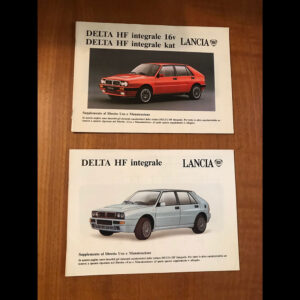 Allegati Lancia Delta Integrale