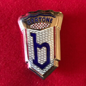 Stemma Carrozzeria Bertone cromato