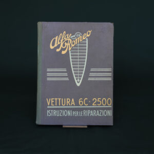 Manuale riparazioni Alfa Romeo 6C  2500