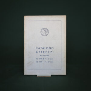 Catalogo attrezzi Alfa Romeo 6C 2300 B/ 6C 2500