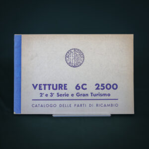 Catalogo parti ricambio Vetture Alfa Romeo 6C 2500