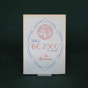 Libretto Vetture Alfa Romeo 6C 2500 3a serie a.1950