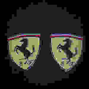 2 AUTO BADGE - 2 STEMMI FERRARI